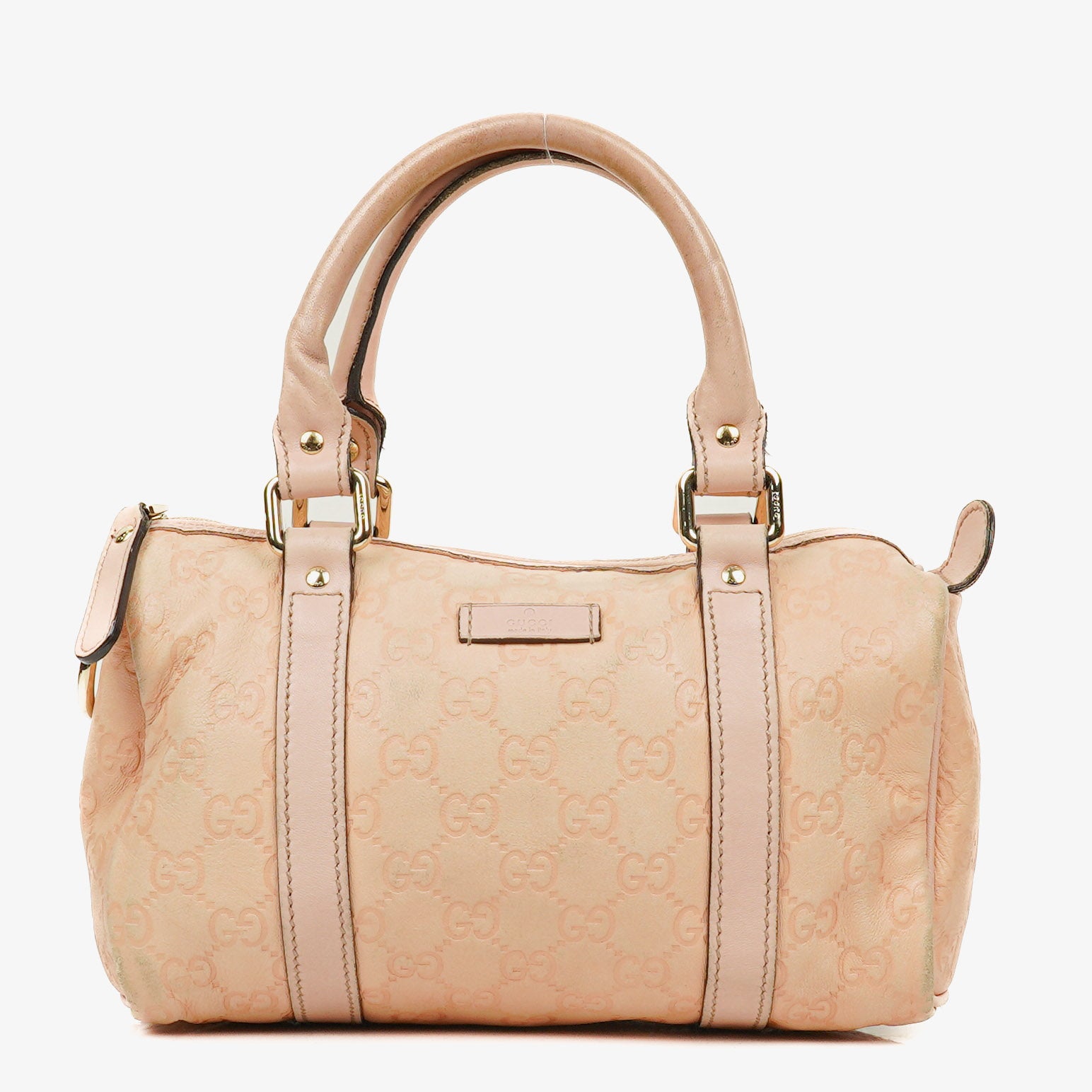 Gucci Pink Guccissima Leather Small Joy Boston Bag