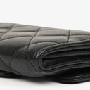 Chanel Classic Black Quilted Leather Small Flap Wallet