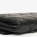 Chanel Classic Black Quilted Leather Small Flap Wallet