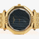 Christian Dior 33mm Octagon Gold Tone Stainless Steel Quartz Watch