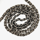 Chanel Metallic Crackled Leather Clams Pocket Flap Bag