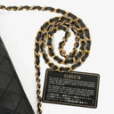 Chanel Classic Full Flap Bag Black Quilted Leather 24K Gold-Plated Hardware