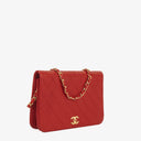 Chanel Classic Full Flap Bag Red Quilted Lambskin