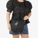 Christian Dior Black Trotter Nylon Shoulder Bag