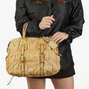 Prada Vitello Shoppin Sabbia Bag
