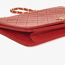 Chanel Classic Full Flap Bag Red Quilted Lambskin