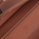 Chanel Medium Classic Double Flap Quilted Striated Bronze Patent Leather With Silver-tone Hardware