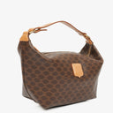 Celine Brown Macadam Coated Canvas Vanity Pouch
