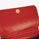 Chanel Classic Full Flap Bag Red Quilted Lambskin