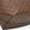 Celine Brown Macadam Coated Canvas Vanity Pouch