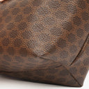 Celine Brown Macadam Coated Canvas Vanity Pouch