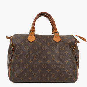 Louis Vuitton Speedy 30 Monogram Canvas Handbag