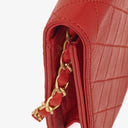 Chanel Classic Full Flap Bag Red Quilted Lambskin