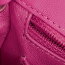 Chanel Pink Chevron Leather Mini Rectangular Single Flap Bag