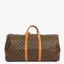 Louis Vuitton Keepall 60 Bandoulière Monogram Canvas Travel Bag