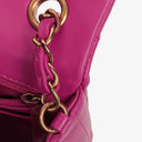 Chanel Pink Chevron Leather Mini Rectangular Single Flap Bag