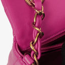 Chanel Pink Chevron Leather Mini Rectangular Single Flap Bag