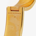 Hermes White Enamel Narrow Clic Clac H Bracelet PM