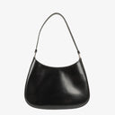 Prada Cleo Spazzolato Nero Leather Shoulder Bag