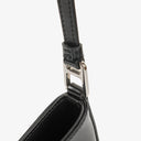 Prada Cleo Spazzolato Nero Leather Shoulder Bag