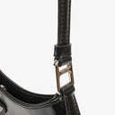 Prada Cleo Spazzolato Nero Leather Shoulder Bag
