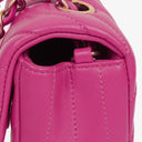 Chanel Pink Chevron Leather Mini Rectangular Single Flap Bag