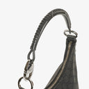 Gucci GG Canvas Braided Handle Ring Hobo Bag