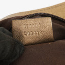 Gucci GG Canvas Satin Brown Abbey D-Ring Tote Bag