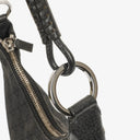 Gucci GG Canvas Braided Handle Ring Hobo Bag