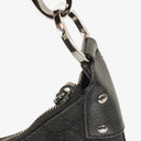 Gucci GG Canvas Braided Handle Ring Hobo Bag