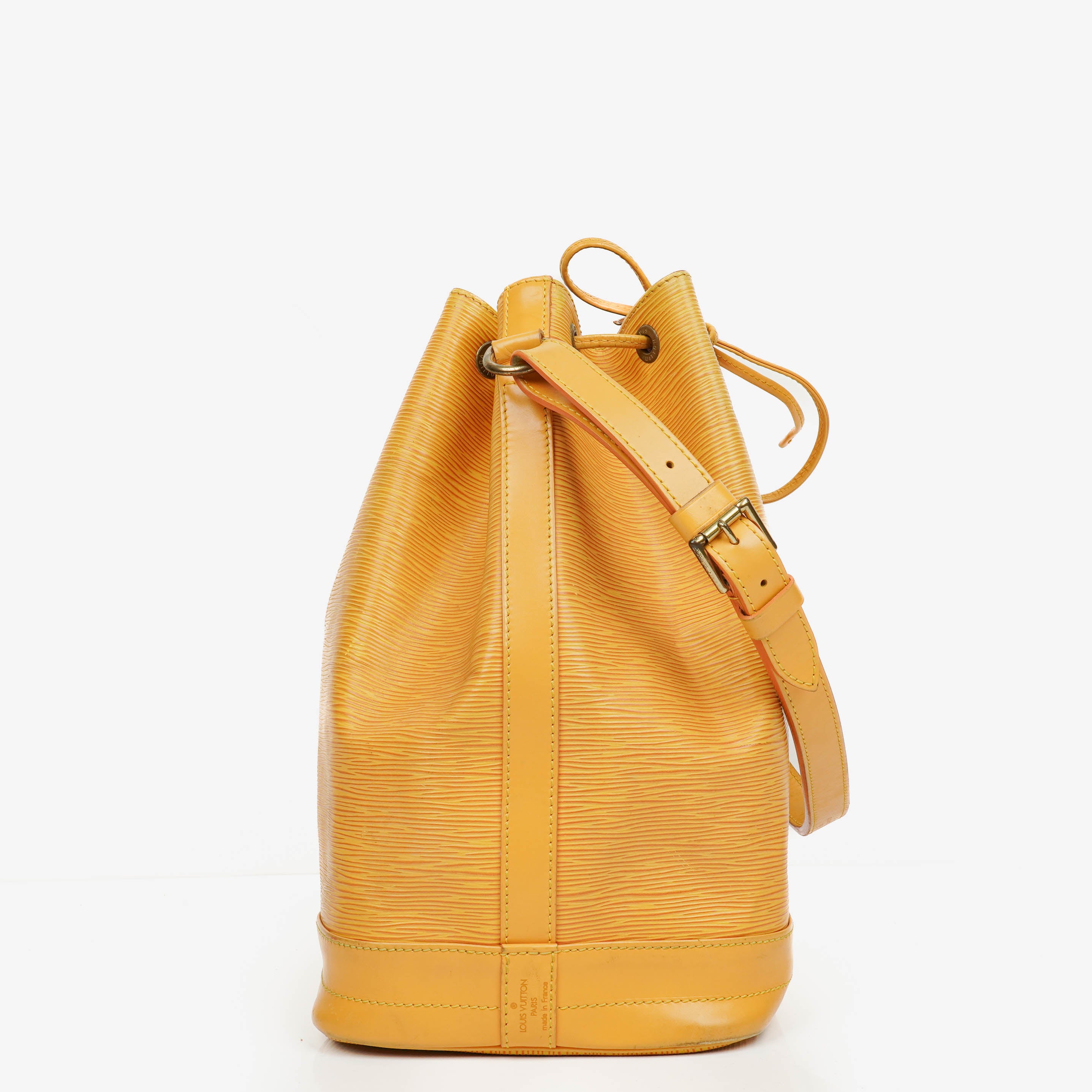 Louis Vuitton Noe Grande GM Yellow Epi Leather Shoulder Bag