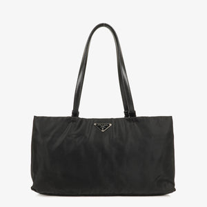 Prada Tessuto Basic Nero Nylon Shoulder Bag