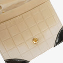 Chanel Multicolour Chocolate Bar Leather And Patent Leather Single Flap Bag