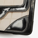 Chanel Multicolour Chocolate Bar Leather And Patent Leather Single Flap Bag