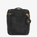 Chanel Black Leather Vanity Case