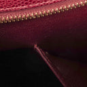 Chanel Burgundy Quilted Caviar Leather Medallion Tote Bag