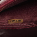 Chanel Burgundy Quilted Caviar Leather Medallion Tote Bag