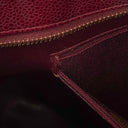 Chanel Burgundy Quilted Caviar Leather Medallion Tote Bag
