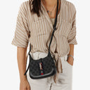 Balenciaga x Gucci Black/Grey Canvas/Leather The Hacker Project 1961 Mini Jackie Bag