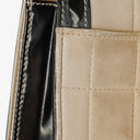 Chanel Multicolour Chocolate Bar Leather And Patent Leather Single Flap Bag