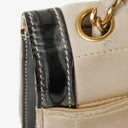 Chanel Multicolour Chocolate Bar Leather And Patent Leather Single Flap Bag