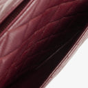 Chanel Burgundy Quilted Caviar Leather Medallion Tote Bag