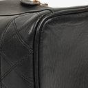 Chanel Black Leather Vanity Case