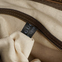 Gucci Multicolour/Brown GG Lurex Heart Bit Shoulder Bag