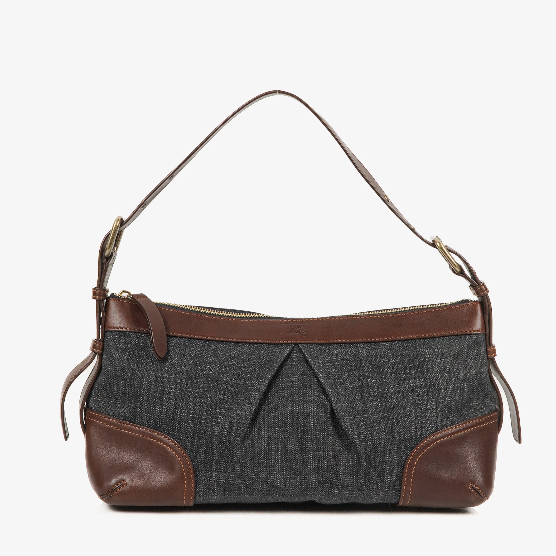 【BURBERRY BLUE LABEL デニム ショルダーバッグ】 Burberry Blue Label Denim Shoulder Bag – PLAMEXS