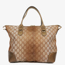 Gucci Multicolour/Brown GG Lurex Heart Bit Shoulder Bag