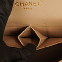 Chanel Vintage Medium Classic Double Flap Bag Beige Quilted Lambskin 24K Gold-Plated Hardware