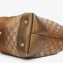 Gucci Multicolour/Brown GG Lurex Heart Bit Shoulder Bag