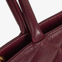Chanel Burgundy Quilted Caviar Leather Medallion Tote Bag