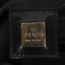 Fendi Baguette Black Neoprene Shoulder Bag